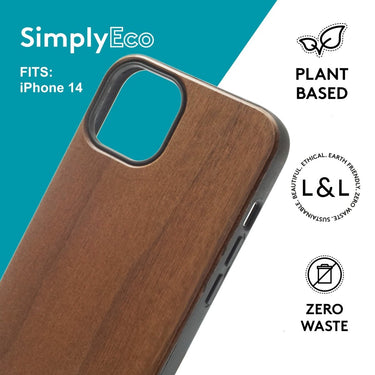 Eco Friendly Walnut iPhone 14 Case - Loam & Lore